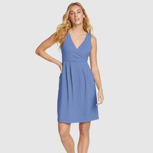 Women's Aster Crossover Dress in Bluebird